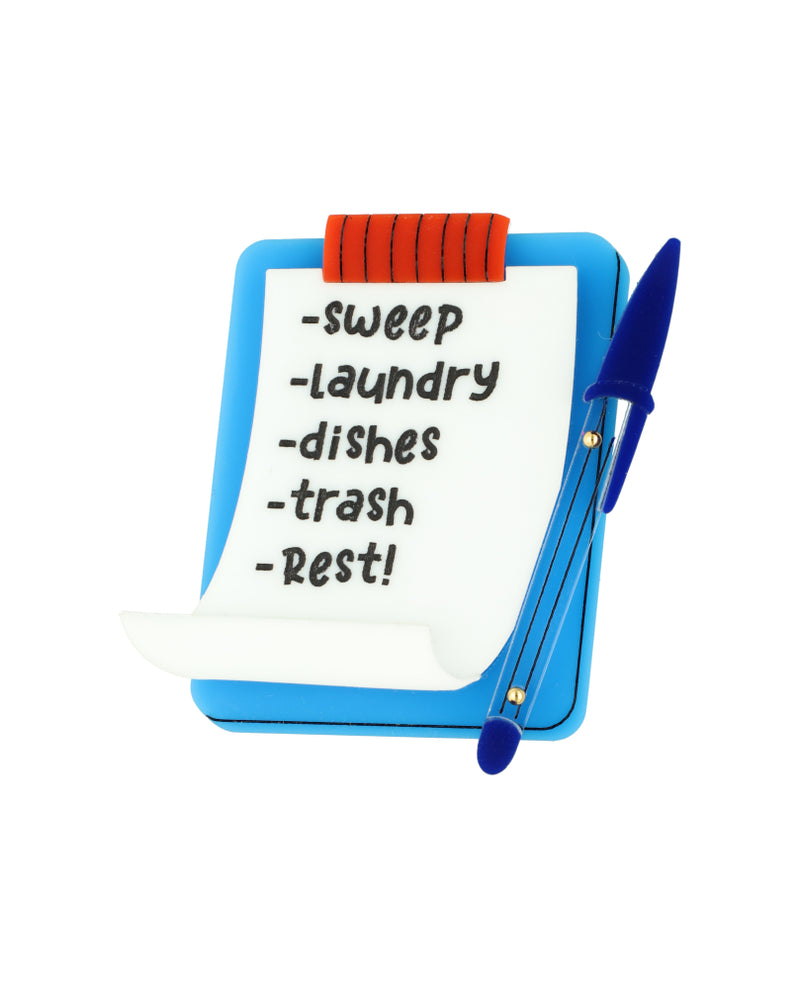Making a List Brooch -Custom-