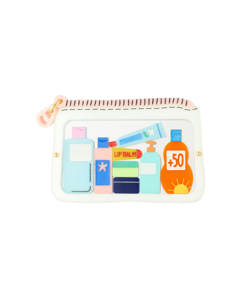 My Travel Wash Bag Brooch
