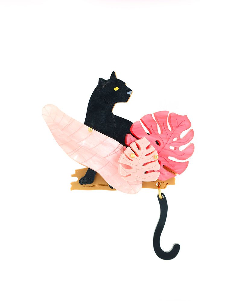 Mysterious Panther Brooch