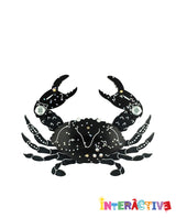 Mystic Moon Crab Brooch -Interactive-