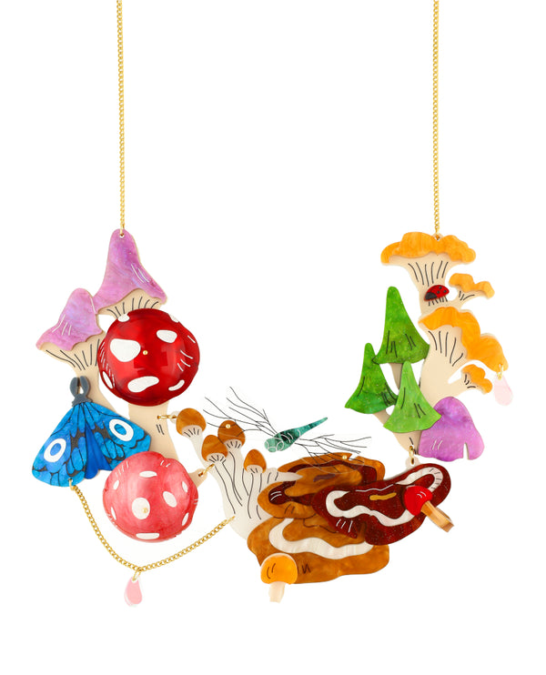 Mystic Mycology Statement Necklace