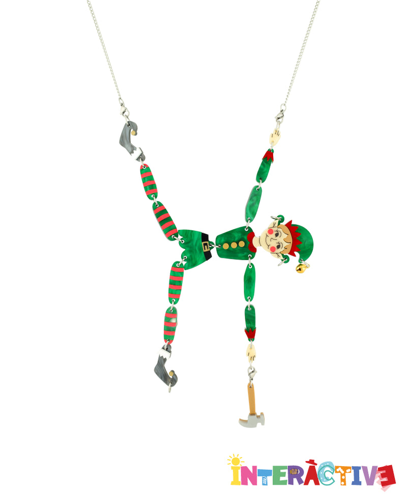 Naughty Elf Mannequin Necklace -Interactive-