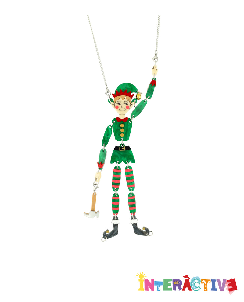 Naughty Elf Mannequin Necklace -Interactive-