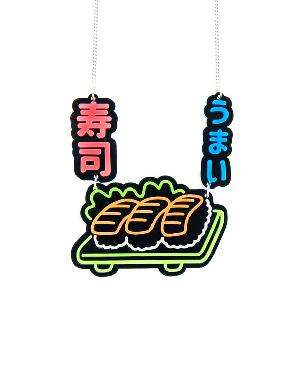 Neon Sushi Necklace