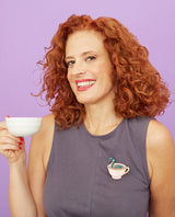 Nessie in the Teacup Brooch