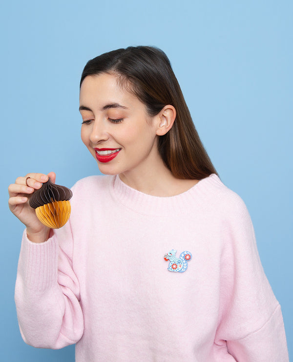 Nordic Squirrel Brooch