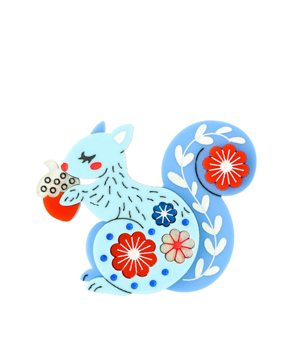 Nordic Squirrel Brooch