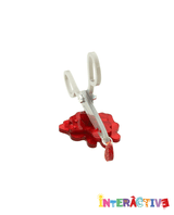 OUCH! Scissors Straight to my Heart Brooch -Interactive-