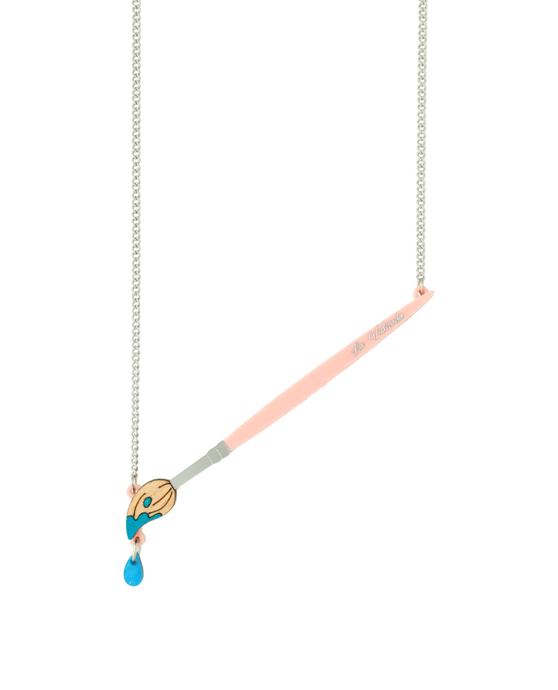One Final Touch… Paintbrush Necklace