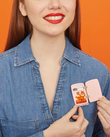 Open Garfield’s Fridge Brooch -Interactive-