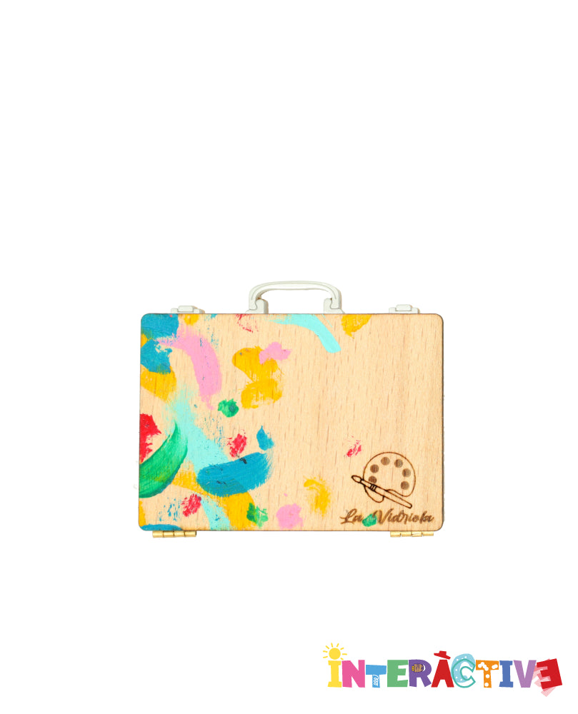 Open my Painting Kit Brooch -Interactive-
