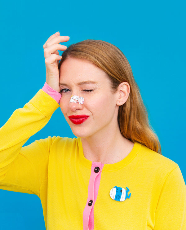 Ouch! Mr. Bump Brooch