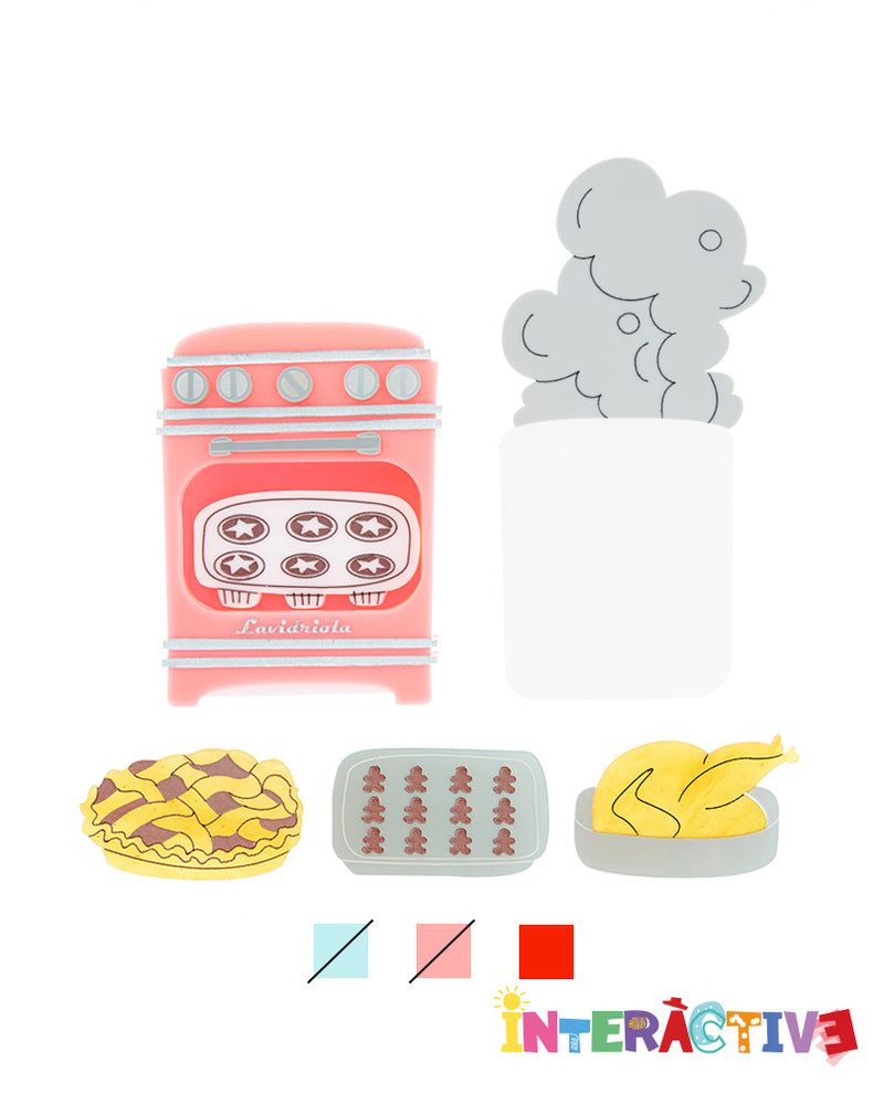 Oven Cooking Brooch -interactive-