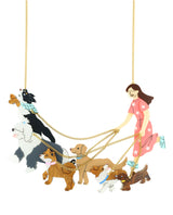 Paws & Leashes Statement Necklace