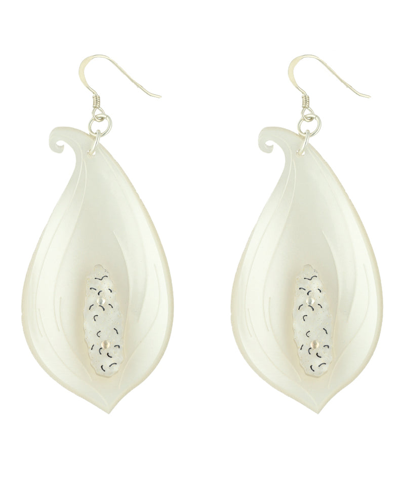 Peace Lily Earrings