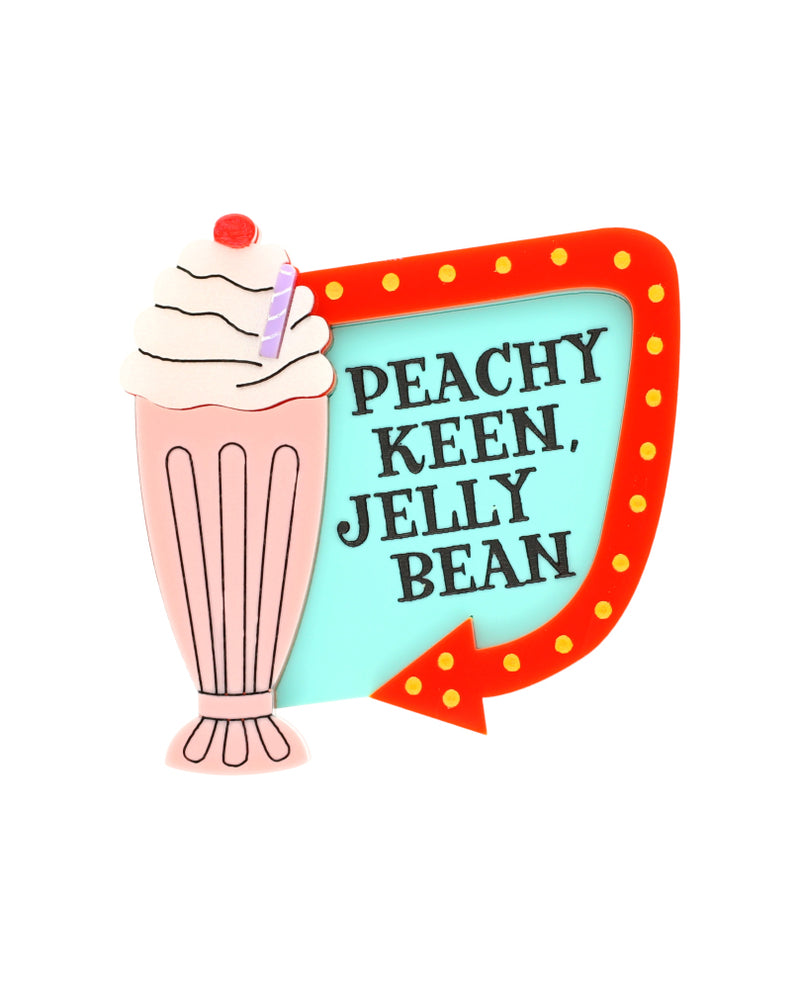 Peachy Keen, Jelly Bean Brooch