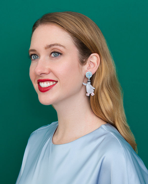 Penguin Pirouette Parade earrings