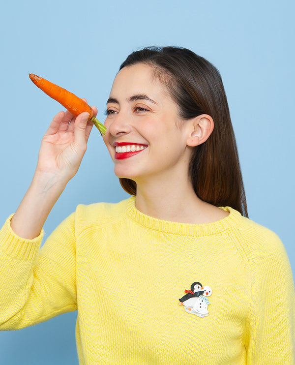 Penguin Snow Buddies Brooch