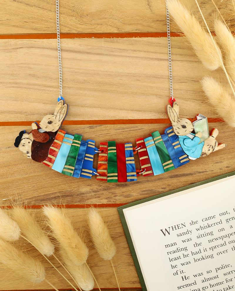 Peter and Benjamin’s Library Necklace