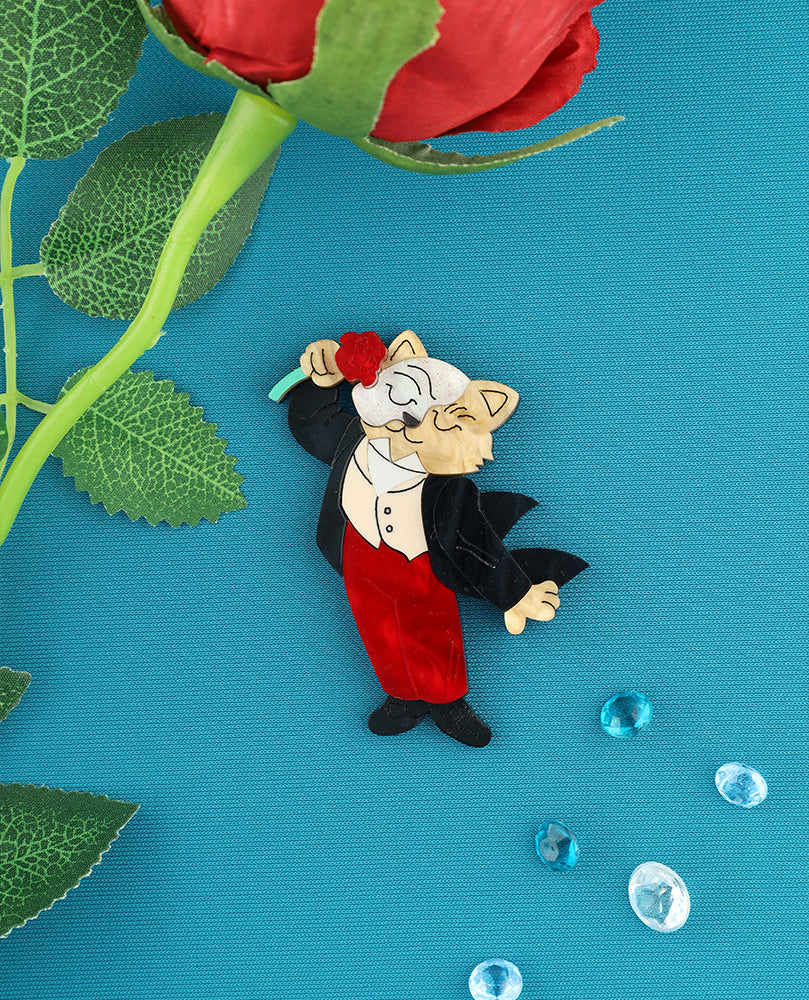 Phantom of the Paw-pera Brooch