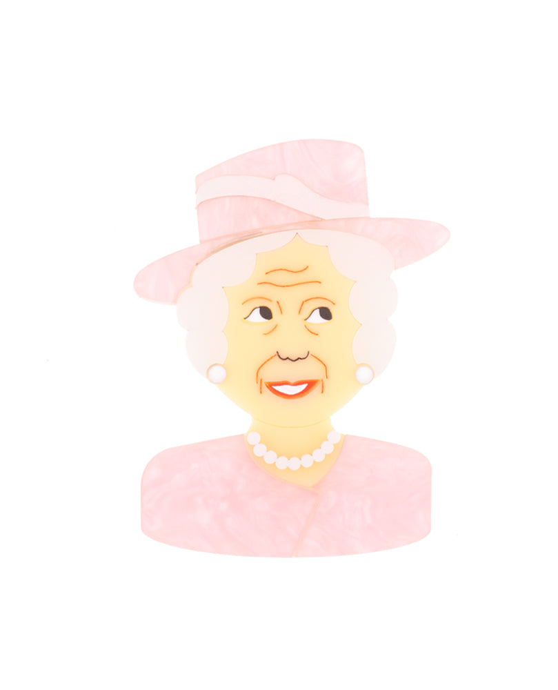 Classic Colourful Queen brooch