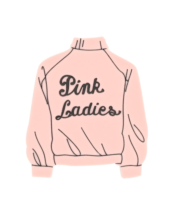 Pink Ladies Jacket Brooch