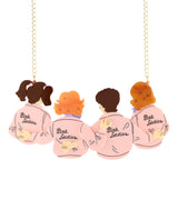 Pink Rules! Pink Lady Jackets Necklace