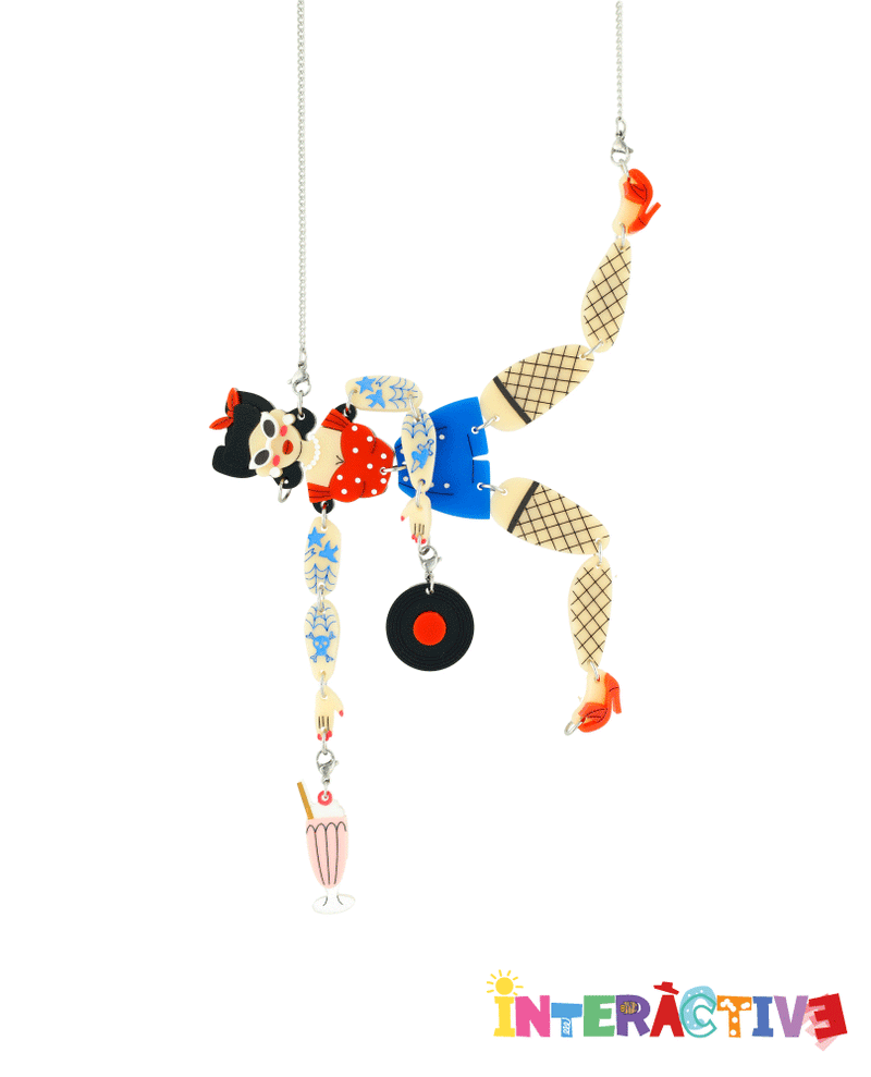 Rockabilly Diva Necklace -Interactive-