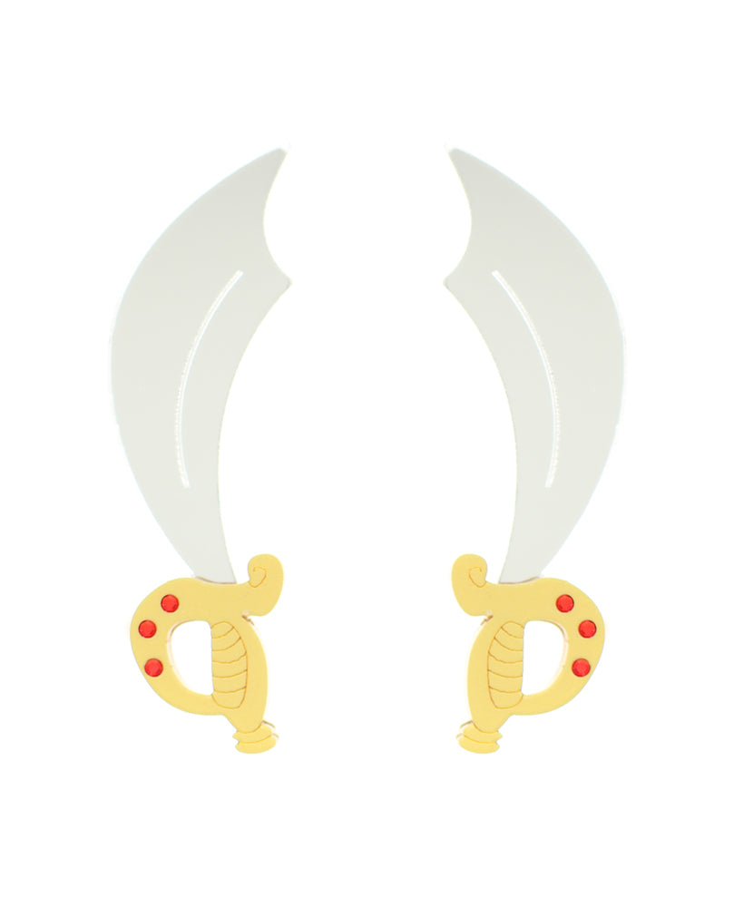 Pirate sword earrings