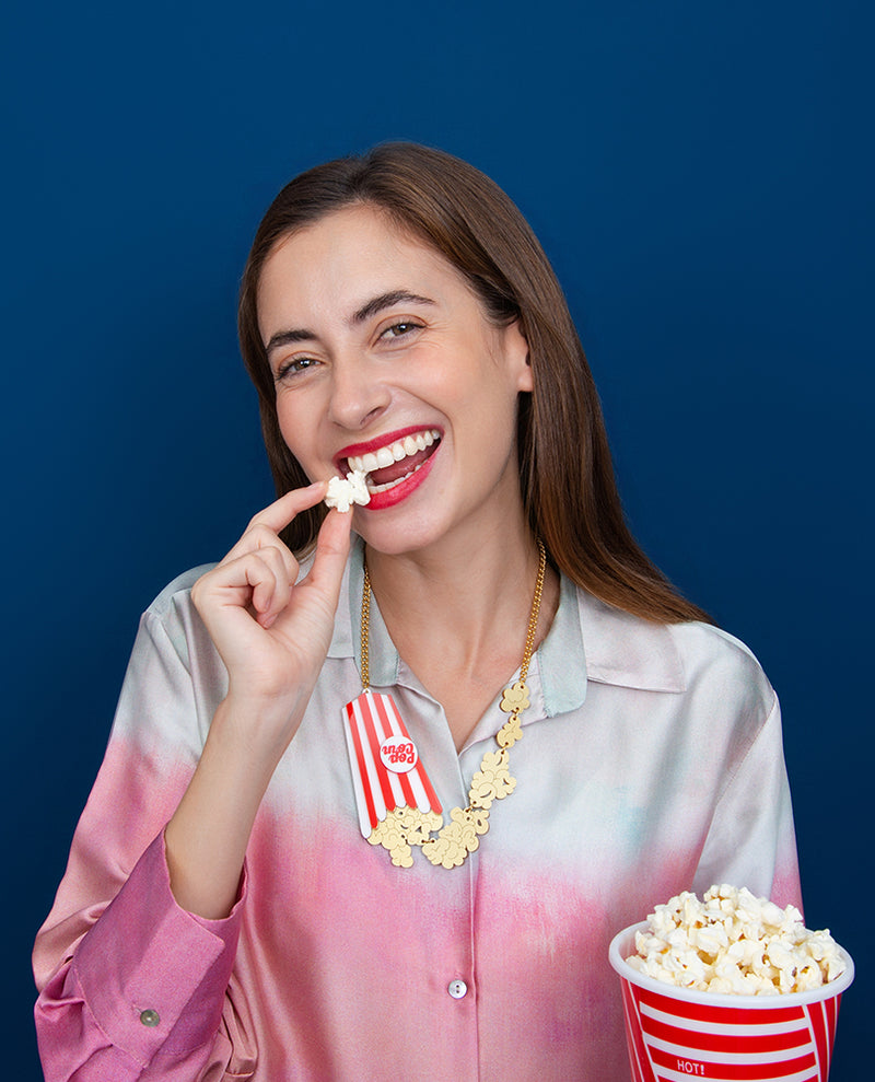 Pop Pop Popcorn Necklace