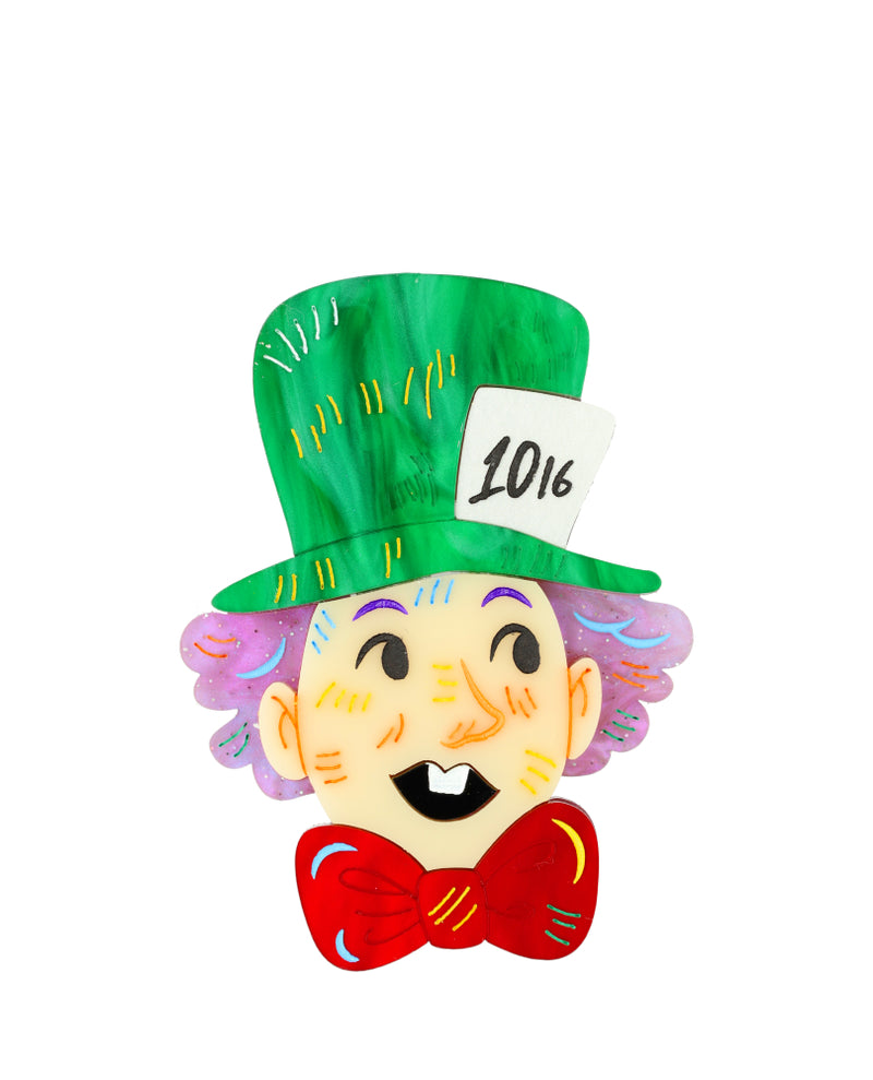 Post Impressionist Mat Hatter Brooch