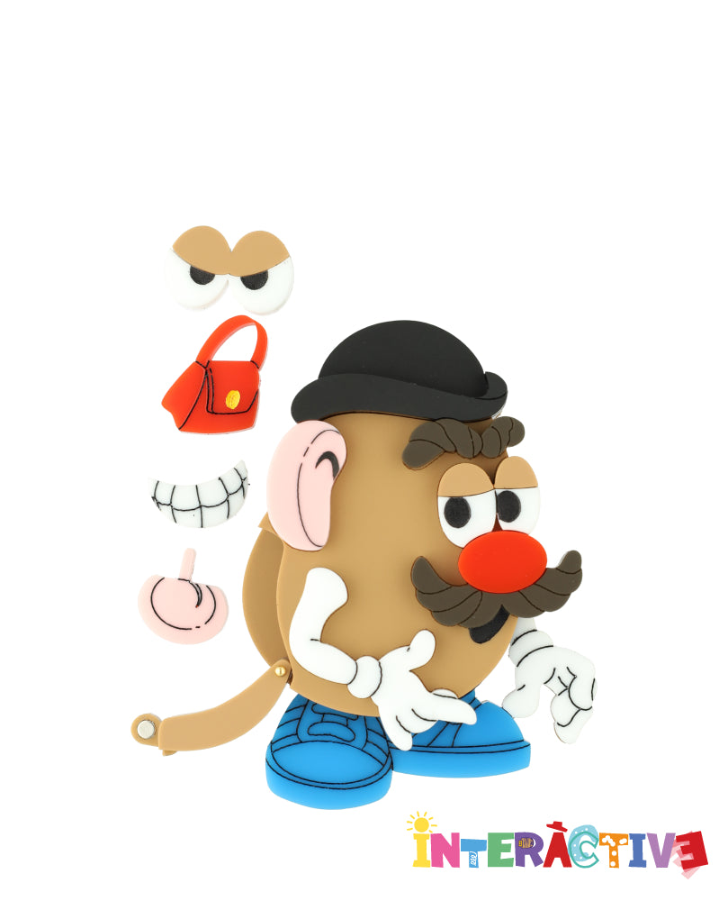 Potato Head Storing His Accessories Brooch -Interactive-