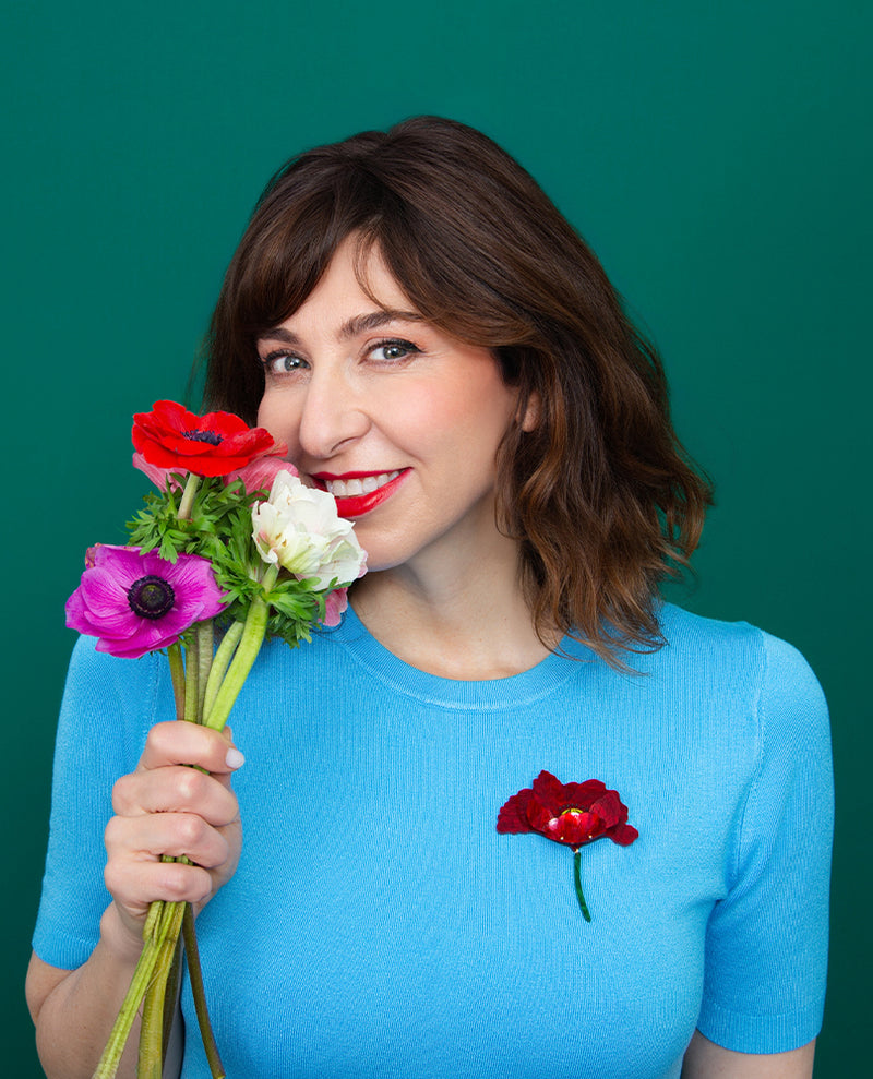 Pretty Poppy Brooch
