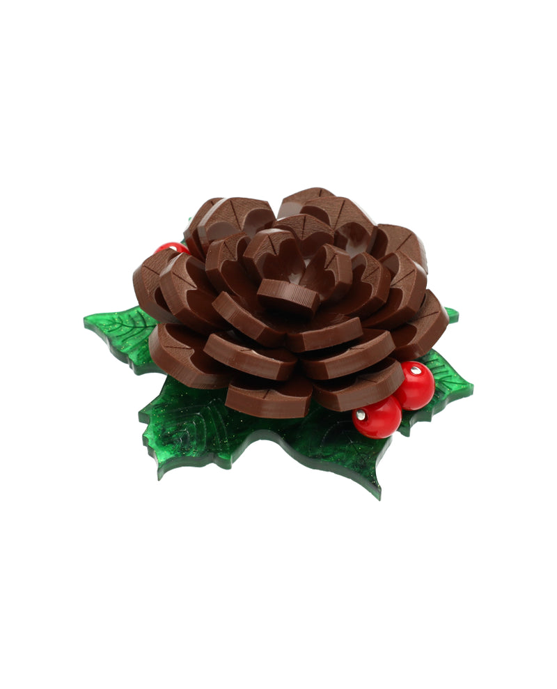 Pretty Pine Cone Brooch