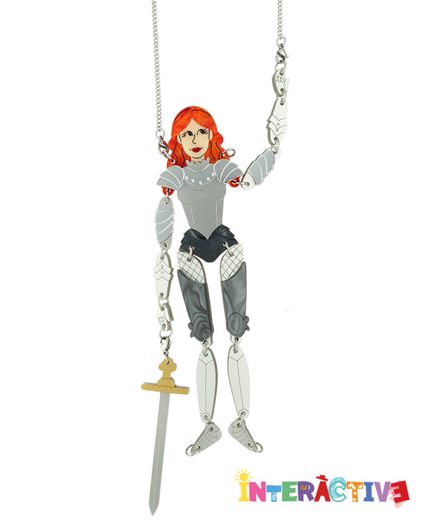 Princess Knight Mannequin Necklace -Interactive-