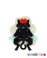 Purrfect Snow Angel Brooch -Interactive-
