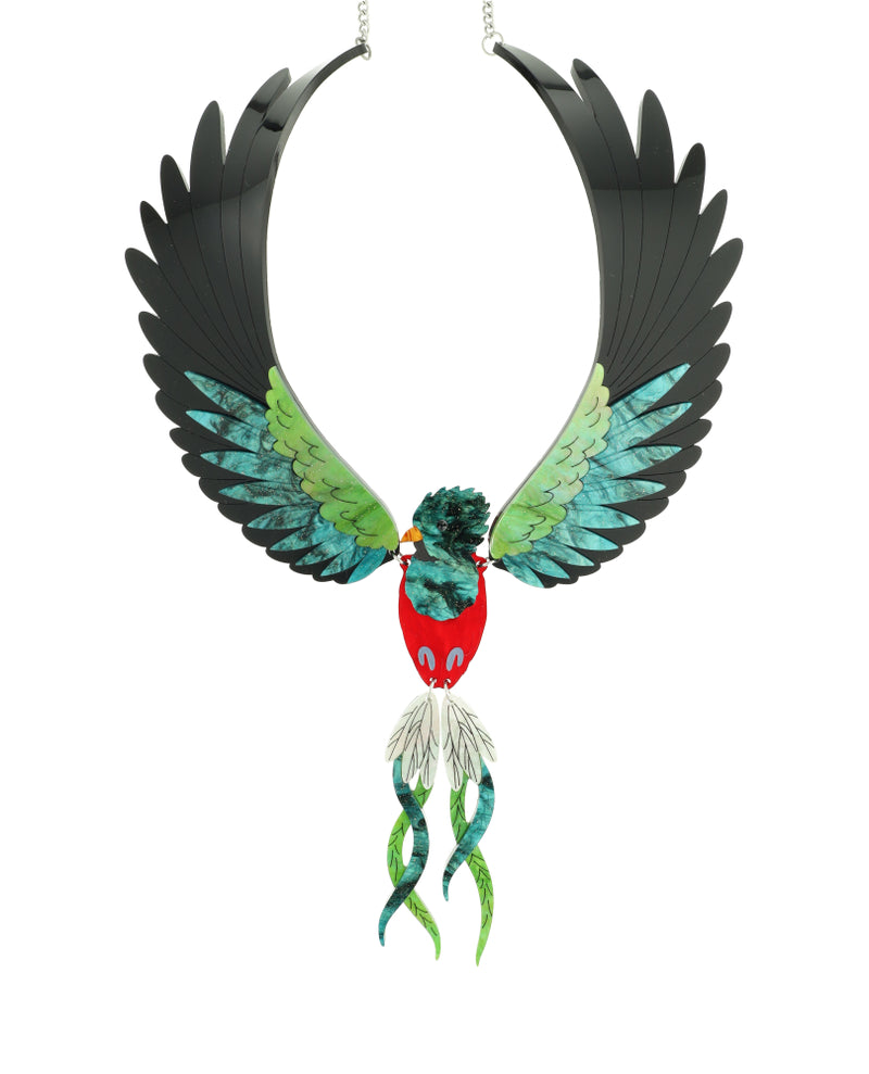 Quetzal Bonito Statement Necklace