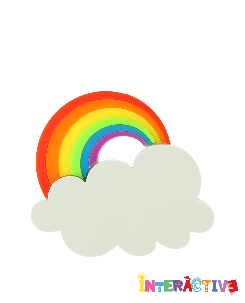 Rainbow Insert for Cloud Brooch