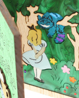 Reading My Alice In Wonderland Book Brooch -Interactive-