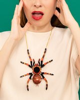 Red-Knee Tarantula Statement Necklace