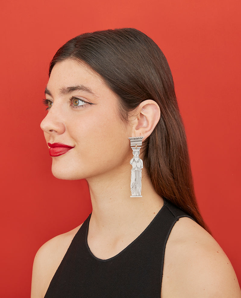 Regal Caryatids Earrings