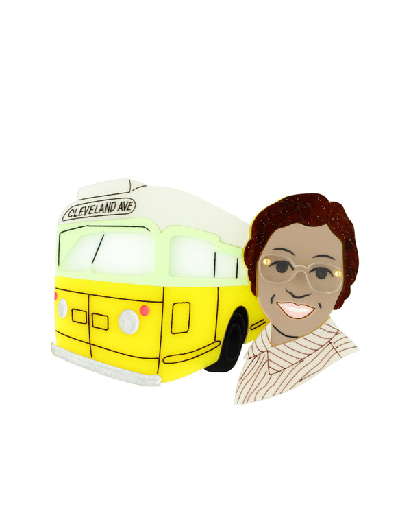 Resilient Rosa Brooch