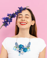 Rhythm and Botanical Blues Necklace