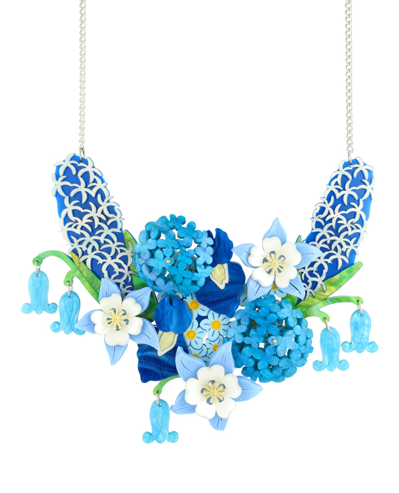 Rhythm and Botanical Blues Necklace