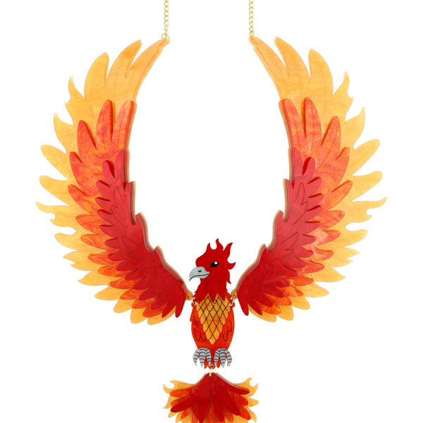 LOKZ PHOENIX 原画　一点もの　unique RiselikeaPhoenix_Necklace_Nebu