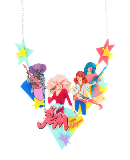 Rocking With Jem and the Holograms Statement Necklace