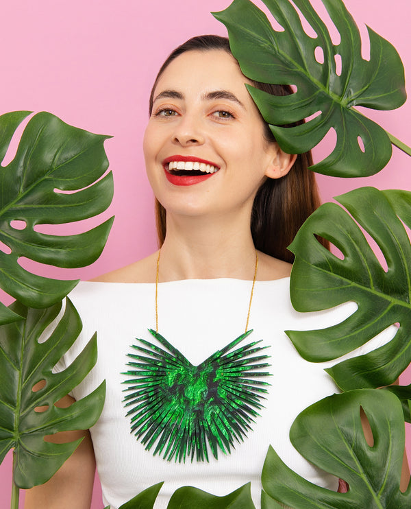 Rustle of the Palmetto Necklace