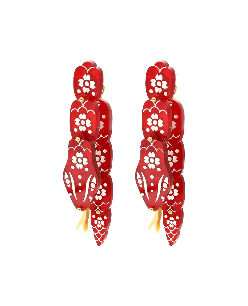 Scaley fortune in my ears earrings