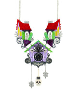 Scares and Spooks Coo-Coo Clock Interactive Necklace