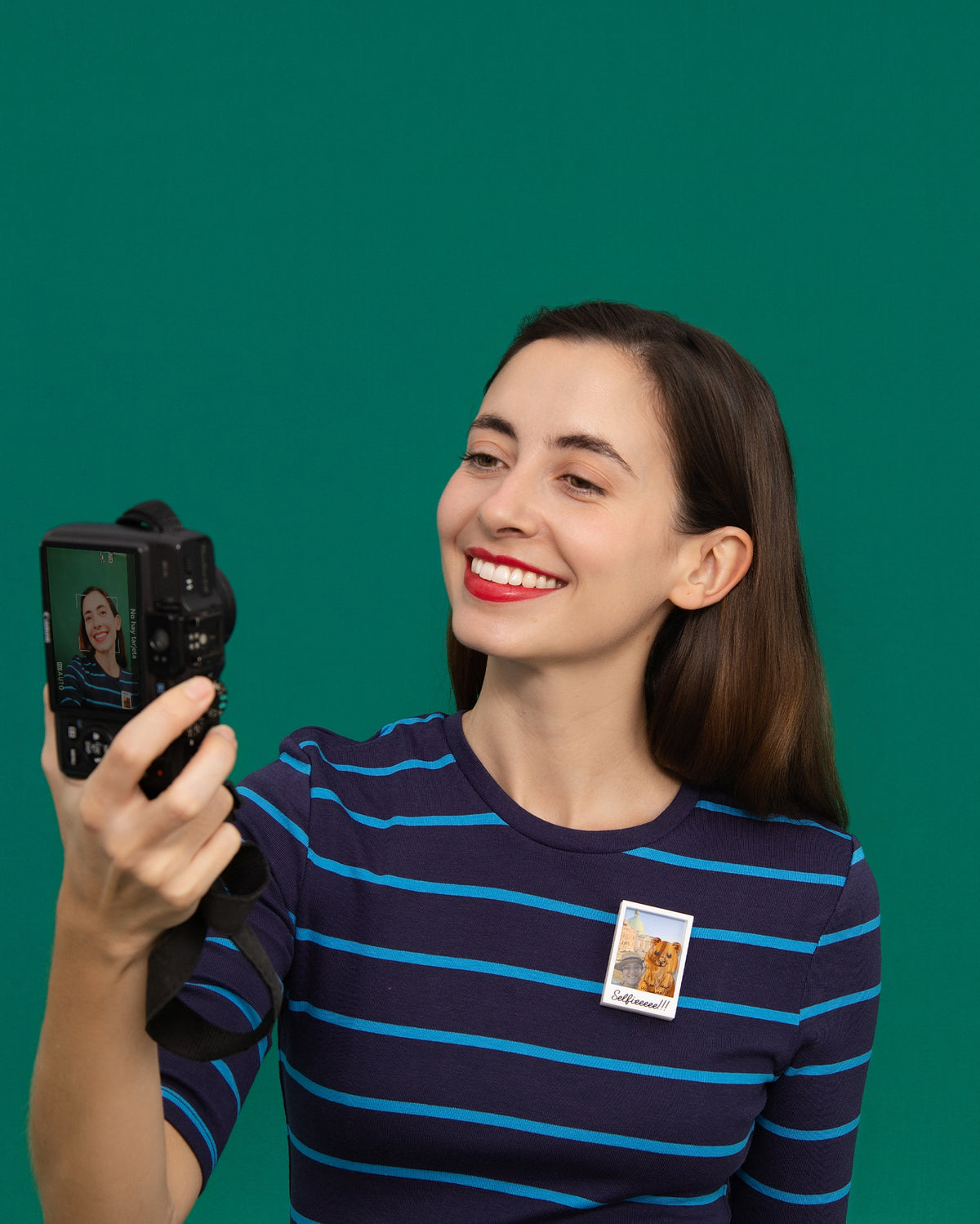 Selfie with the Quokka Interactive Brooch